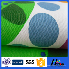 Tissu de toile imprimé teint écologique pour sac